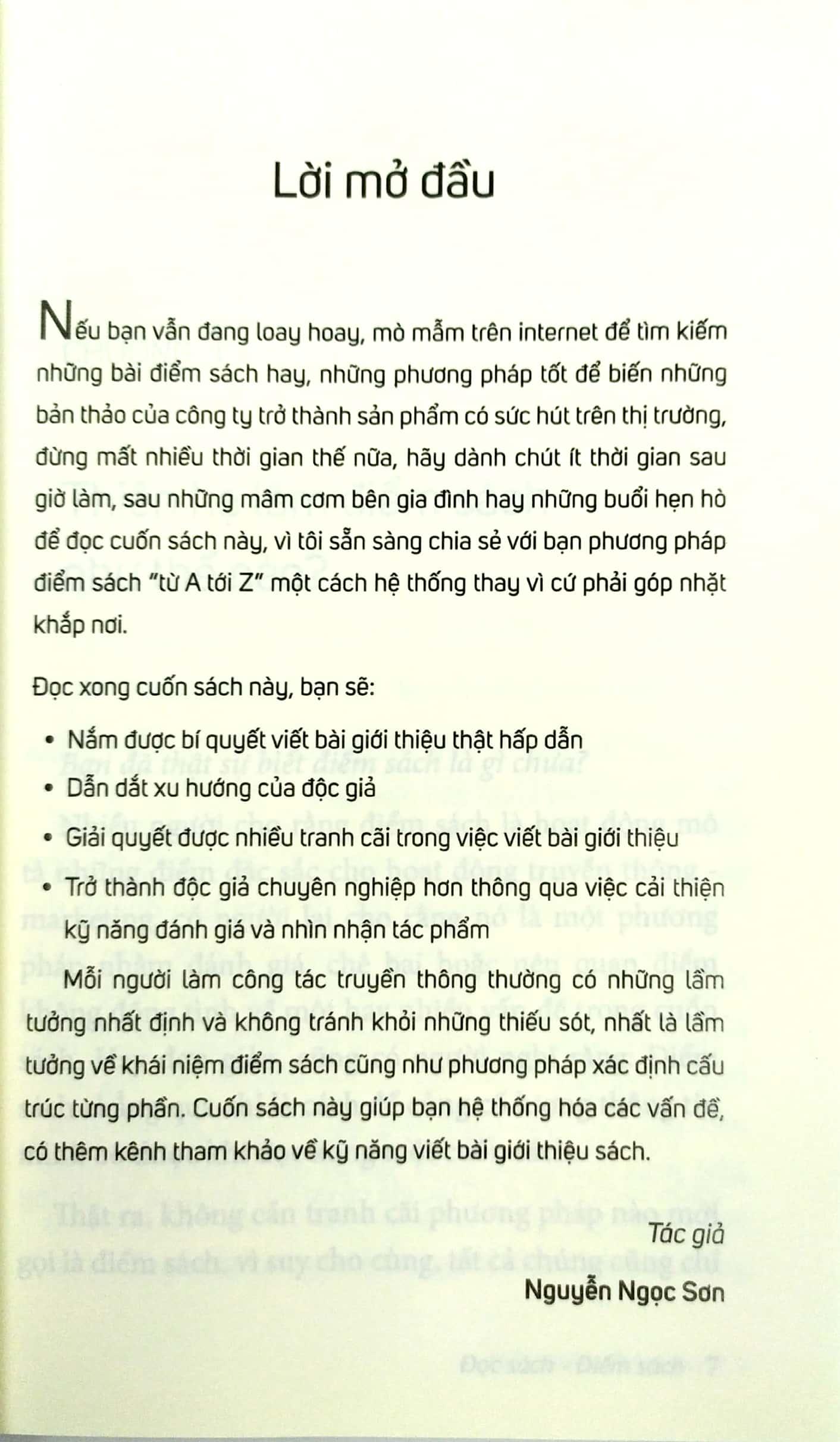 Đọc Sách, Điểm Sách