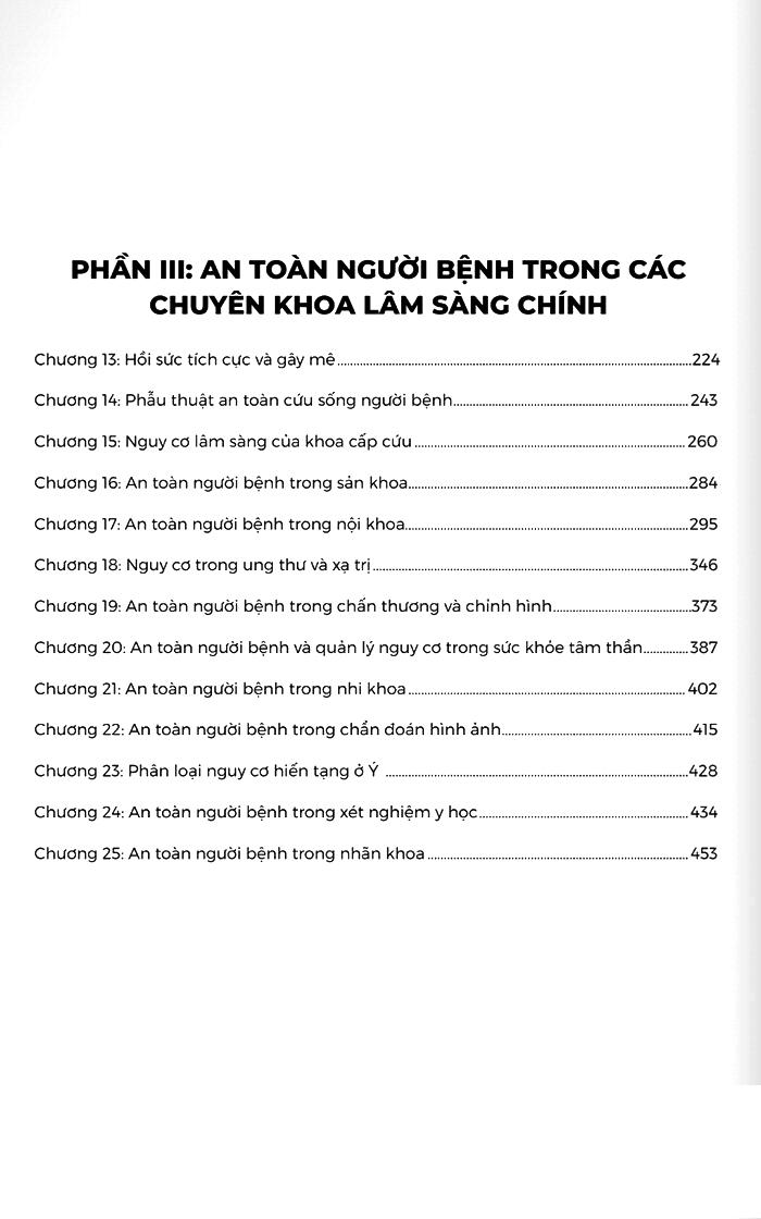 Quản Lý Nguy Cơ Lâm Sàng Và An Toàn Người Bệnh