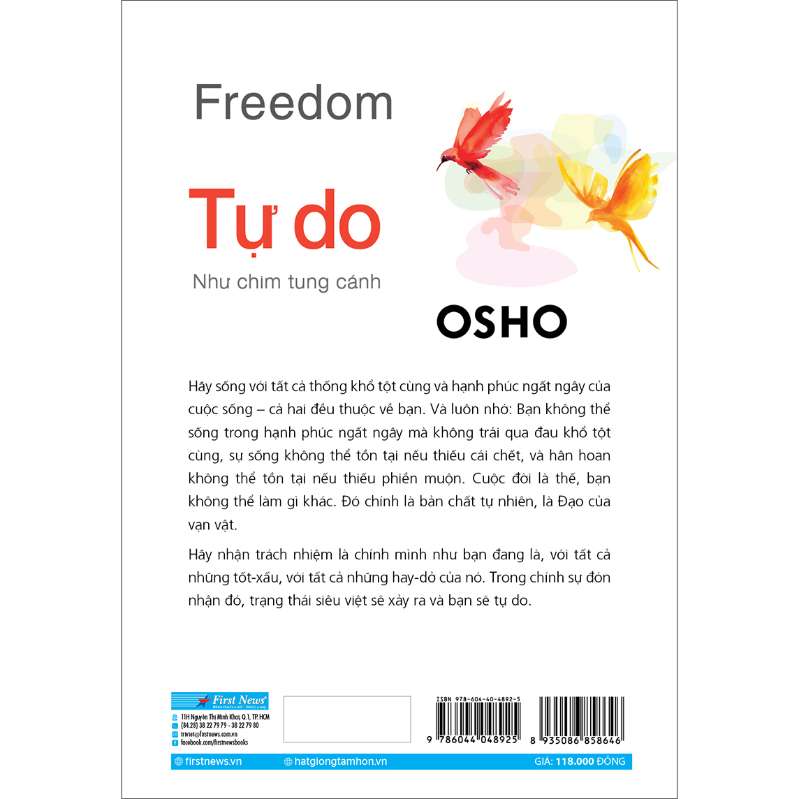 OSHO - Tự Do: Như Chim Tung Cánh