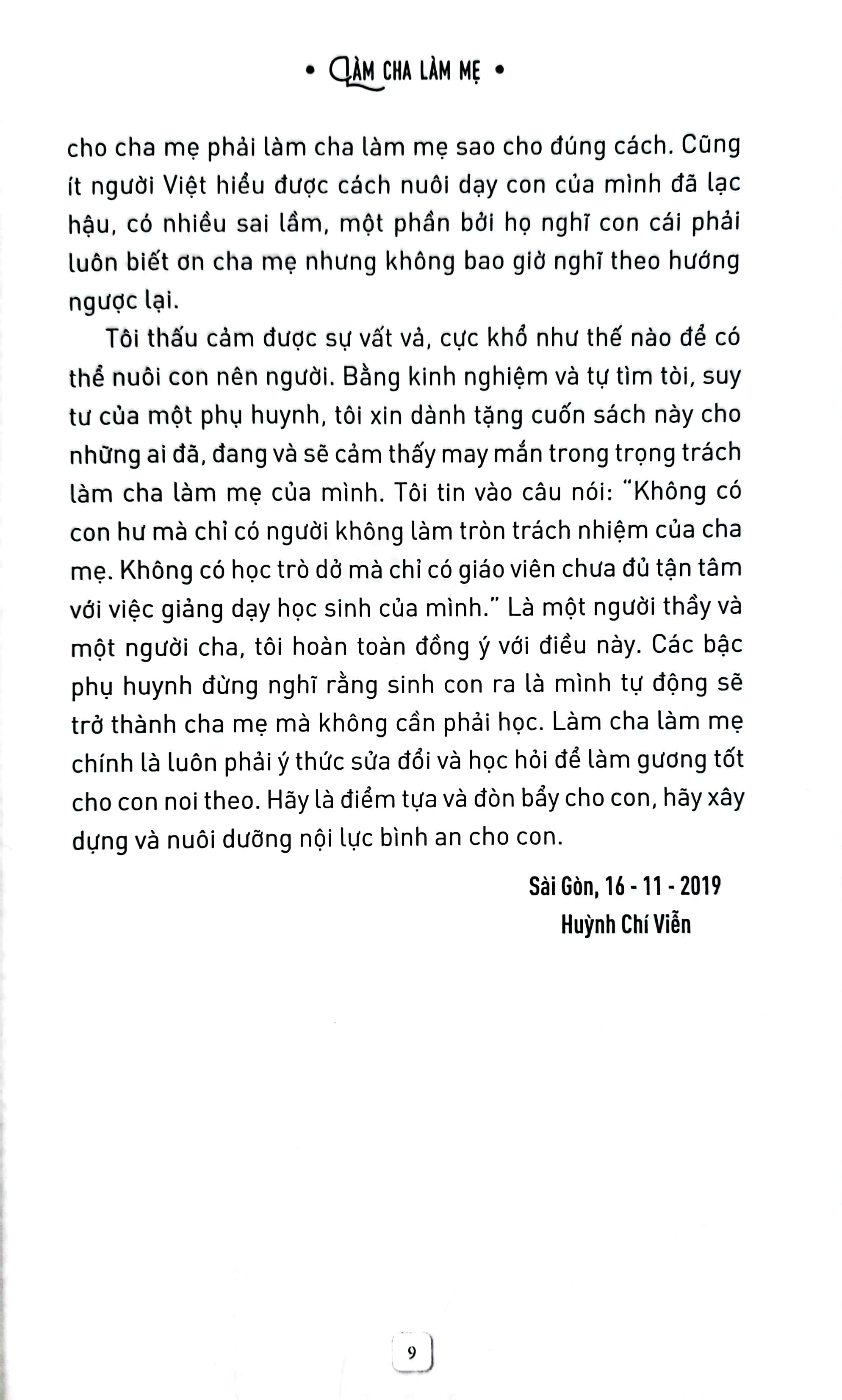 Làm cha làm mẹ - NỘI LỰC BÌNH AN CHO CON