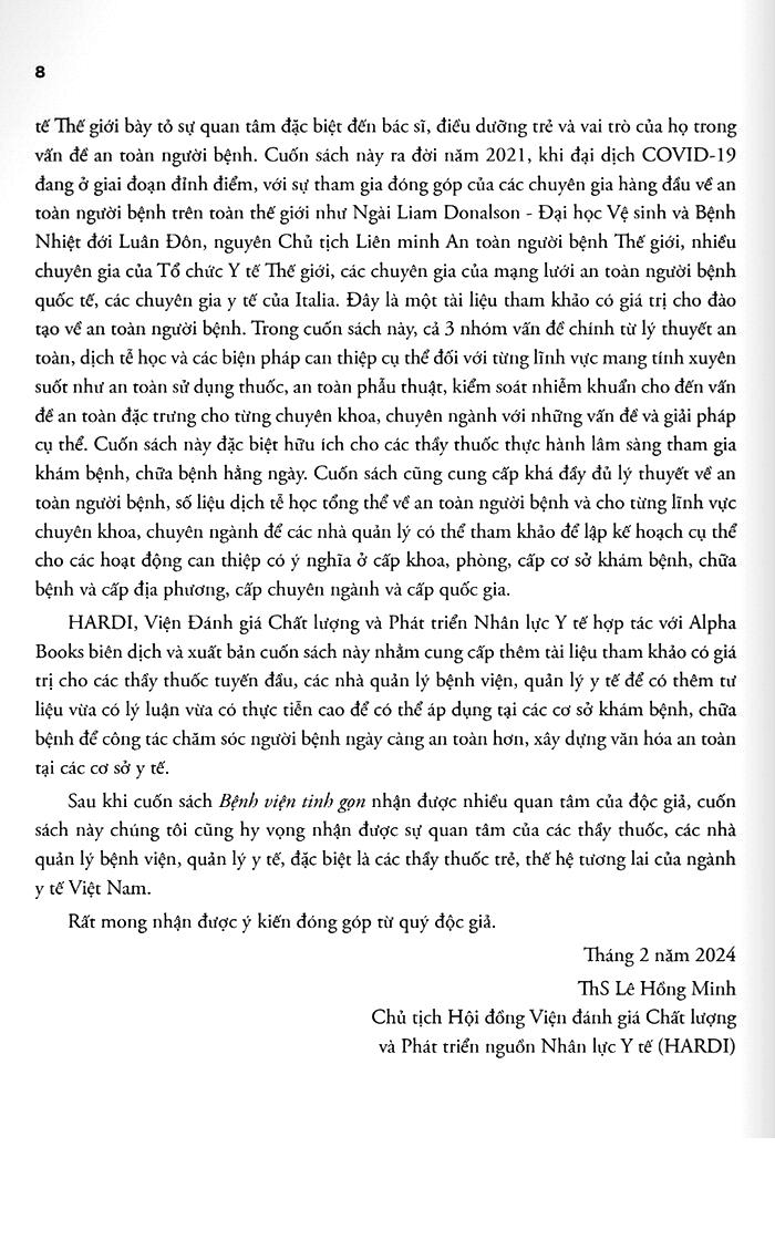 Quản Lý Nguy Cơ Lâm Sàng Và An Toàn Người Bệnh