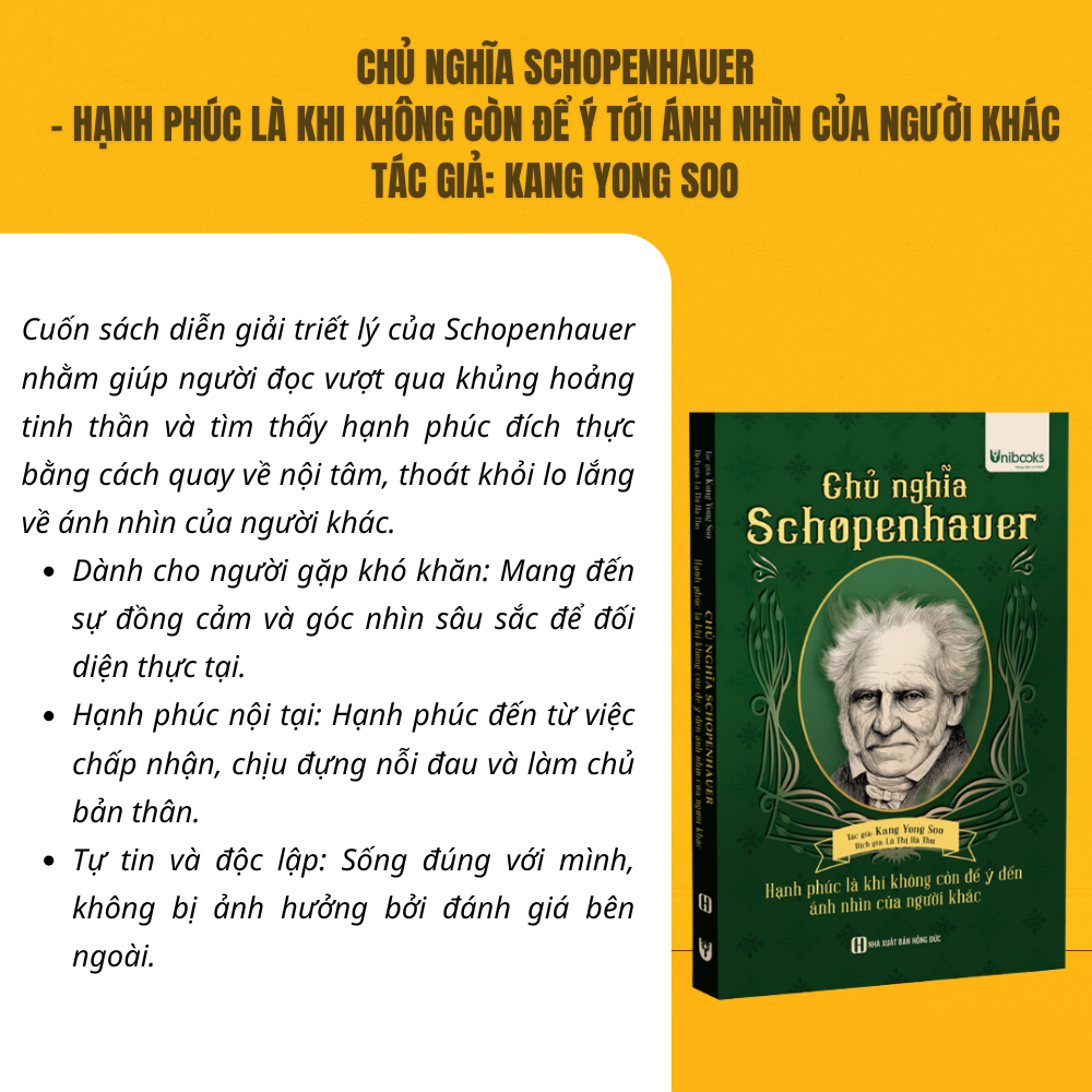 Combo sách chữa lành tâm hồn: Quản lý cảm xúc, Thở đi đã vội vã làm chi?, Chủ nghĩa Schopenhauer - Unibooks