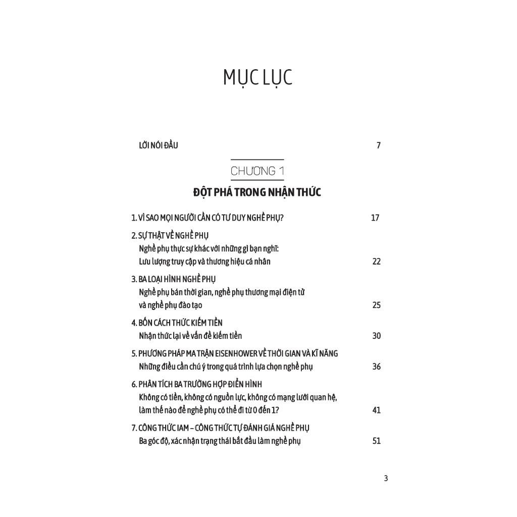 Tư Duy Nghề Phụ - Thay Đổi Đột Phá Trong Nhận Thức - Bản Quyền