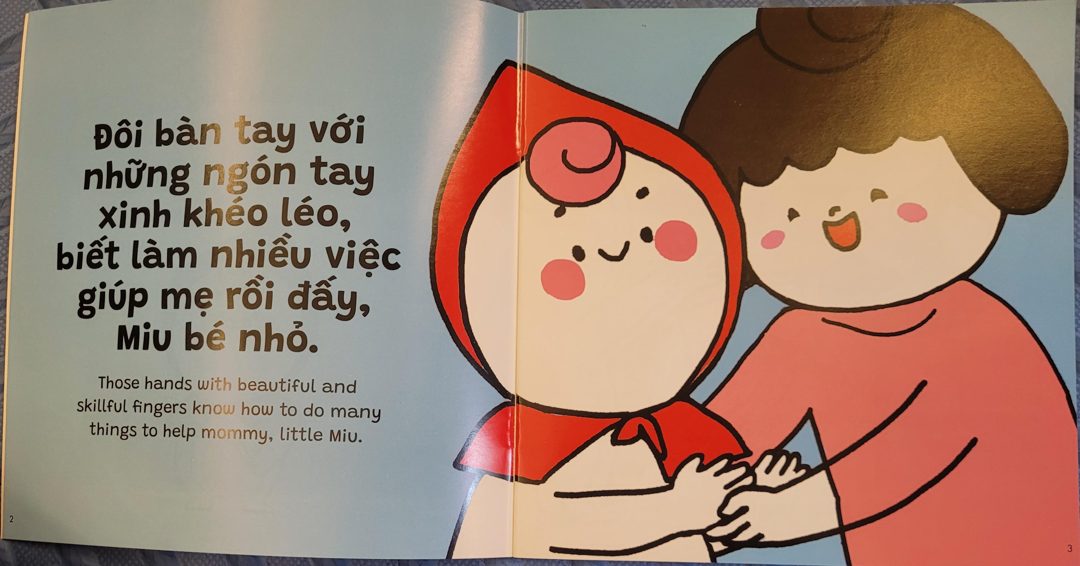 Sách Ehon Miu Bé Nhỏ Phần 3 Song Ngữ - Đừng Vẽ Bậy Nhé