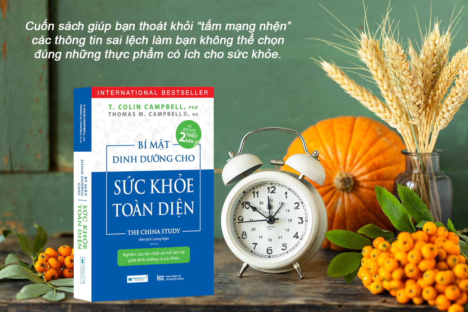 Combo 3 cuốn Bí mật dinh dưỡng (TB) + Toàn cảnh dinh dưỡng (TB) + Giải thoát ung thư