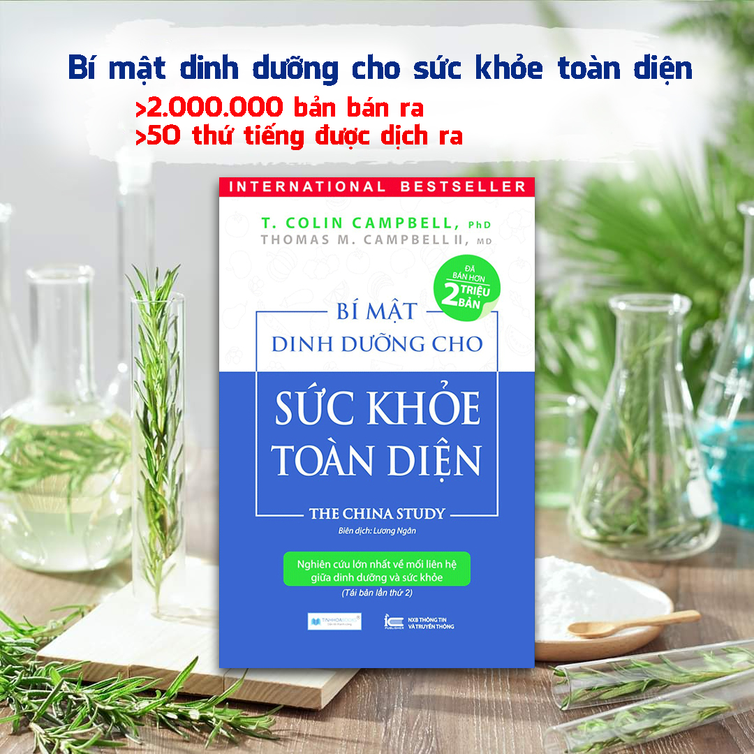 Combo 3 cuốn Bí mật dinh dưỡng (TB) + Toàn cảnh dinh dưỡng (TB) + Giải thoát ung thư