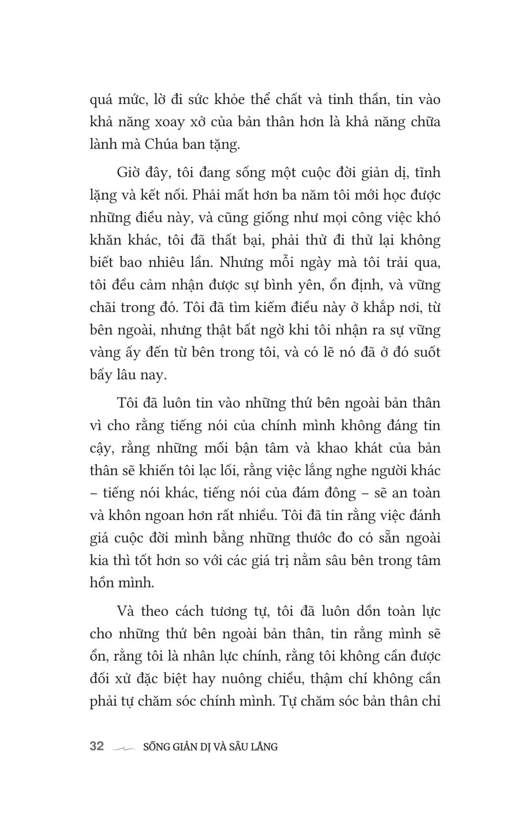 Sống Giản Dị Và Sâu Lắng