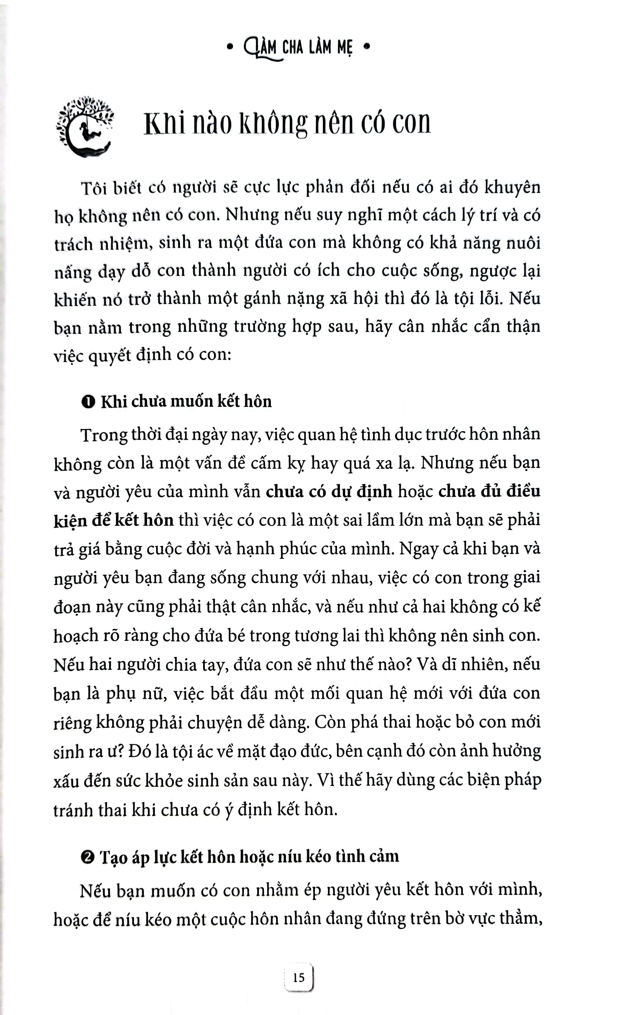 Làm cha làm mẹ - NỘI LỰC BÌNH AN CHO CON