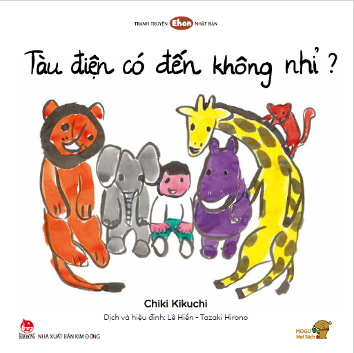 Truyện Ehon bé 1-2-3 tuổi - Tàu Điện Có Đến Không Nhỉ?