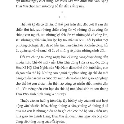 Đặng Thai Mai Hồi Ký
