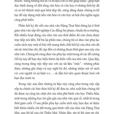 Đặng Thai Mai Hồi Ký