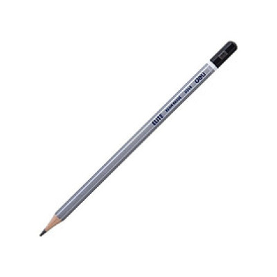 Bút Chì 2B Cao Cấp Deli CU24910 - Màu Bạc