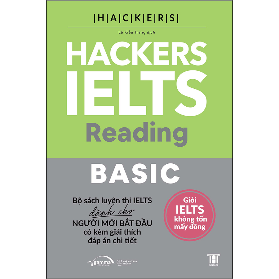 Combo 4 Cuốn: Bộ Hackers IELTS Basic _Alpha