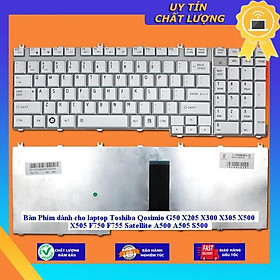 Bàn Phím dùng cho laptop Toshiba Qosimio G50 X205 X300 X305 X500 X505 F750 F755 Satellite A500 A505 S500 - Hàng Nhập Khẩu New Seal
