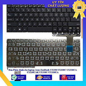 Bàn Phím dùng cho laptop Asus ZenBook UX330 UX330C UX330CA UX330CAK UX330U UX330UA - ĐEN-ĐÈN-NÚT NGUỒN - Hàng Nhập Khẩu New Seal