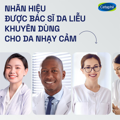 Combo 3 Bước Cetaphil Chăm Da Dịu Lành: Sữa rửa mặt 500ML + Kem dưỡng ẩm 50G + Gel chống nắng SPF50+