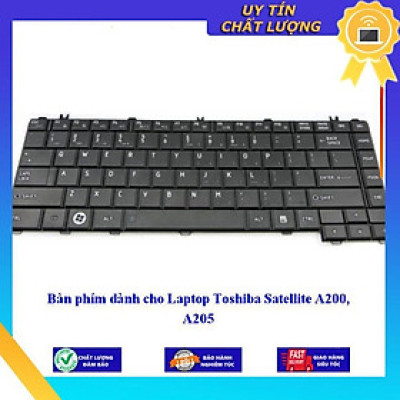 Bàn phím dùng cho Laptop Toshiba Satellite A200 A205 - Hàng Nhập Khẩu New Seal