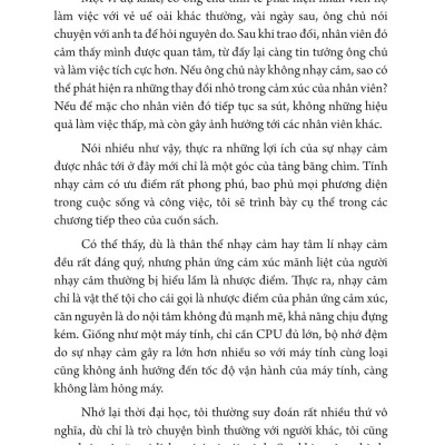 Nhạy Cảm - Tư Chất Trời Ban Không Nên Lãng Phí