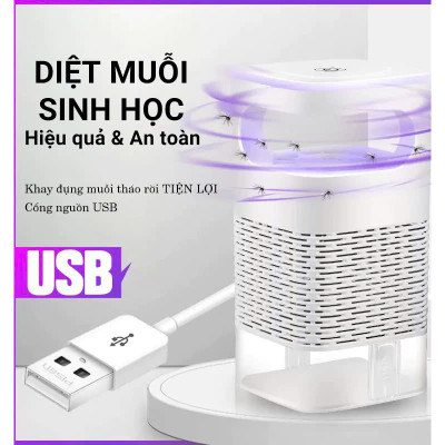 Đèn Bắt Muỗi Thông Minh, Kiêm Đèn Ngủ Tiện Lợi – Giấc Ngủ An Lành Không Lo Côn Trùng