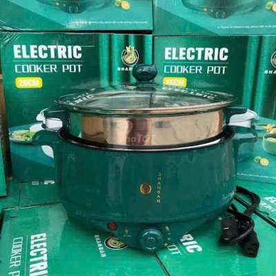 Nồi Lẩju Điện 2 Tầng Đa Năng Thông Minh Loại Xịn Có Vỉ Hấp – Xào Nấu Siêu Tiện, ĐÈN TRANG TRÍ