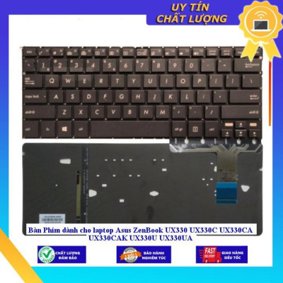 Bàn Phím dùng cho laptop Asus ZenBook UX330 UX330C UX330CA UX330CAK UX330U UX330UA - MÀU ĐEN - Hàng Nhập Khẩu New Seal