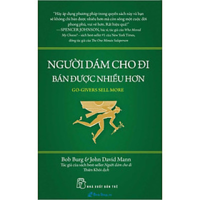 Người Dám Cho Đi Bán Được Nhiều Hơn