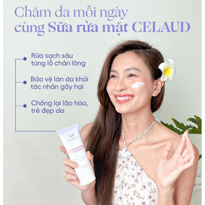 Combo 5 Kem Chống Nắng, Sữa Rửa Mặt, Tẩy Tế Bào Chết, Kem Dưỡng Trắng, Nước Hoa Hồng Celaud