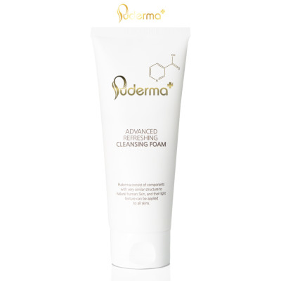 [Freeship Xtra] Sửa Rửa Mặt Cao Cấp Hàn Quốc PUDERMA ADVANCED REFRESHING CLEANSING FOAM 120ml: tạo bọt siêu sạch, sữa rửa mặt Puderma Advanced Refreshing Cleansing Foam dễ dàng “xử lý” tuyến bã nhờn, bụi bẩn bám chặt trên da, giúp làn da sạch khỏe. 