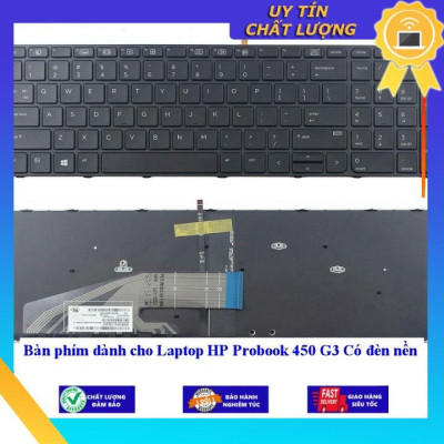 Bàn phím dùng cho Laptop HP Probook 450 G3 Có đèn nền - Hàng Nhập Khẩu New Seal