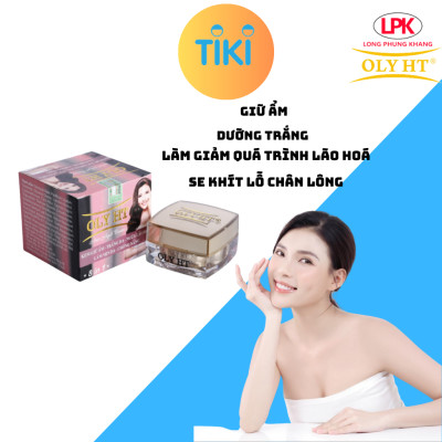 Kem Dưỡng Trắng Da - Giữ Ẩm - Ngừa Lão Hóa - Làm Mịn Da & Chống Nắng 8 IN 1 OLY HT Chính Hãng 25g LPK