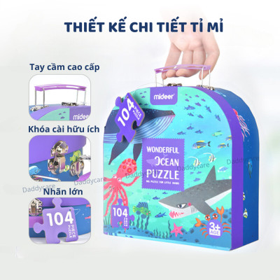 Đồ Chơi Xếp Hình cho bé Vali Khủng Long Dinosaus Age, Đồ Chơi Thông Minh