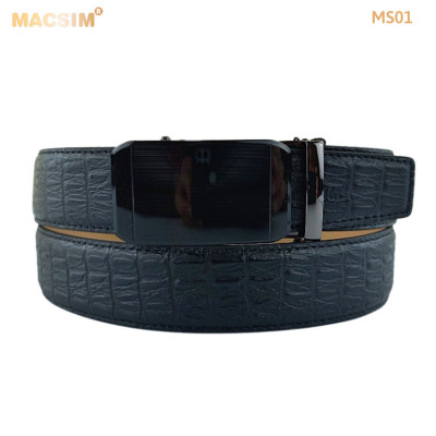 Thắt lưng nam da thật cao cấp nhãn hiệu Macsim MS24