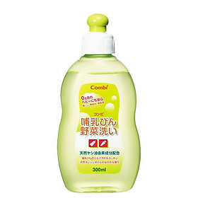 DUng dịch rửa bình sữa và rau quả Combi 300ml dạng CHAI