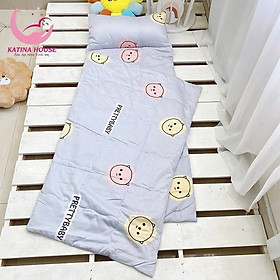 Túi ngủ Katina House cho trẻ mầm non, tiểu học, vải tencel cao cấp mềm mại, siêu mát