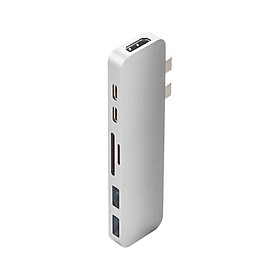 Cổng chuyển Hyperdrive DUAL USB-C Hub cho MacBook Pro 13"/15" 2016/2017/2018 và MacBook Air 2018 - Hàng chính hãng 