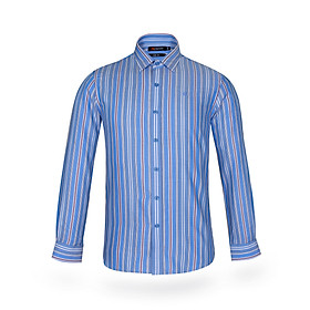 Áo sơ mi nam tay dài form ôm slim fit Khatoco A1MD468S1-CNSC171-2410-D