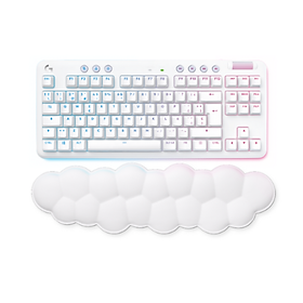 Bàn phím không dây gaming Logitech G715 TKL - Bluetooth và Lightspeed, RGB, kèm kê tay - Hàng chính hãng 