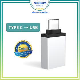 Đầu Chuyển Đổi USB Type C Sang USB 3.0 Hàng Chính Hãng, Hub Type C, Hub chuyển đổi USB Type-C Sang USB 3.0 - Hàng Chính Hãng 