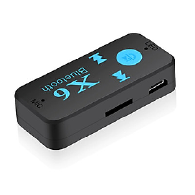 SOAIY Bộ Kết Nối Âm Thanh Xe Ô Tô Bluetooth Car X6 - Hàng Nhập Khẩu