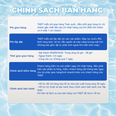 Máy lọc nước RO Tân Á Đại Thành Smart – 8 Lõi, Hàng Chính Hãng, Bảo Hành 12 Tháng