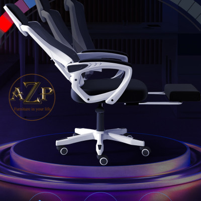 Ghế Trưởng Phòng Ergonomic AZP-9908-TRẮNG Hỗ Trợ Cột Sống Lưng, Có Ngả Lưng