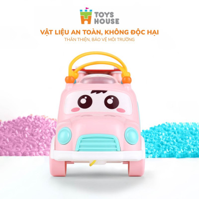 Đồ chơi ô tô thả hình khối kết hợp đàn gõ Xylophone giáo dục sớm cho bé Toyshouse HE8036