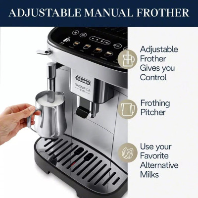 Máy Pha Cà Phê Tự Động Delonghi ECAM 290.61.SB, Máy Pha Cafe, Espresso, Cappuccino, Made In Rumania, Hàng Chính Hãng