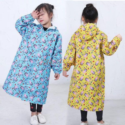 Áo mưa bít trẻ em từ 1 - 4 tuổi , vải dù chống thấm , họa tiết hoạt hình cute , kèm túi đựng xinh xắn , giao màu ngẫu nhiên