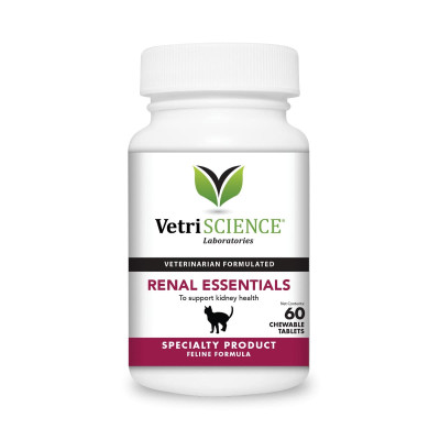 VIÊN UỐNG HỖ TRỢ TIẾT NIỆU & THẬN CHO MÈO RENAL ESSENTIALS CHEWABLE TABLETS FOODSCIENCE [ HỘP 60V ]