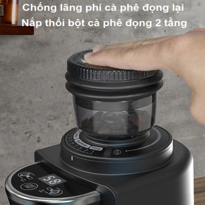 Máy xay hạt cà phê Espresso tự động tích hợp 31 chế độ xay thương hiệu Mỹ cao cấp HiBREW G3A - Hàng Nhập Khẩu