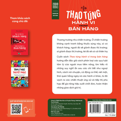 Sách - Thao Túng Hành Vi Trong Bán Hàng - Vũ Vĩnh Mai