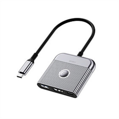 Hub Chuyển Đổi WI WU Travel 3-IN-1 TYPE C WI-HB002 - Hàng Chính Hãng