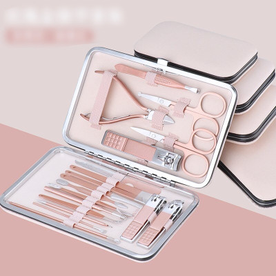 Bộ Dụng Cụ Bấm Móng Tay 16 món - Bộ Cắt, Bấm Dũa Móng Tay Cao Cấp Có Hộp Đựng Sang Trọng
