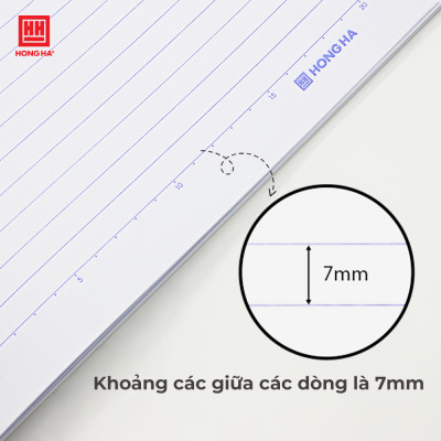 Vở kẻ ngang 200 trang Hồng Hà Let